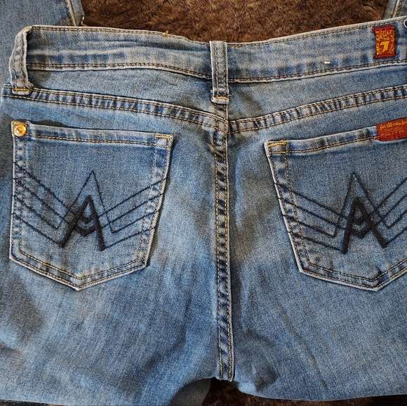 Girls Youth ~ 7 For All Mankind ~ Skinny Ankle Jeans - Picture 5 of 6